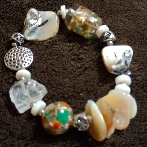 Earth stone bracelet